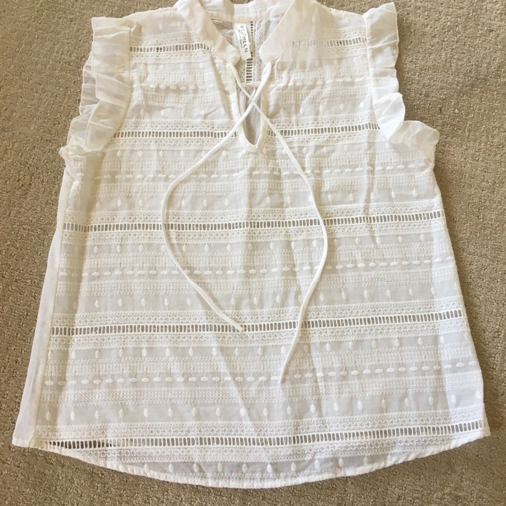 White tie top
